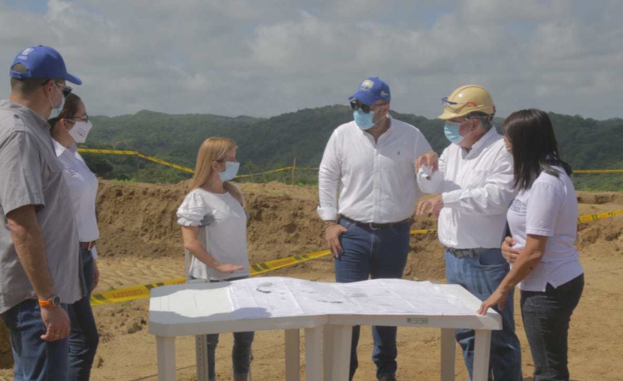 C.R.A y Gobernación del Atlántico inspeccionan construcción de PTAR en Piojó