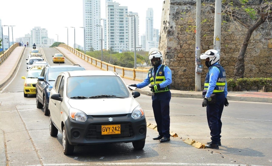 Desde este lunes vuelve pico y placa de vehículos particulares en Cartagena