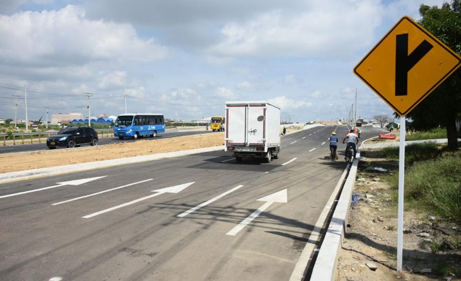Habilitada segunda calzada sobre el puente de La Virgencita