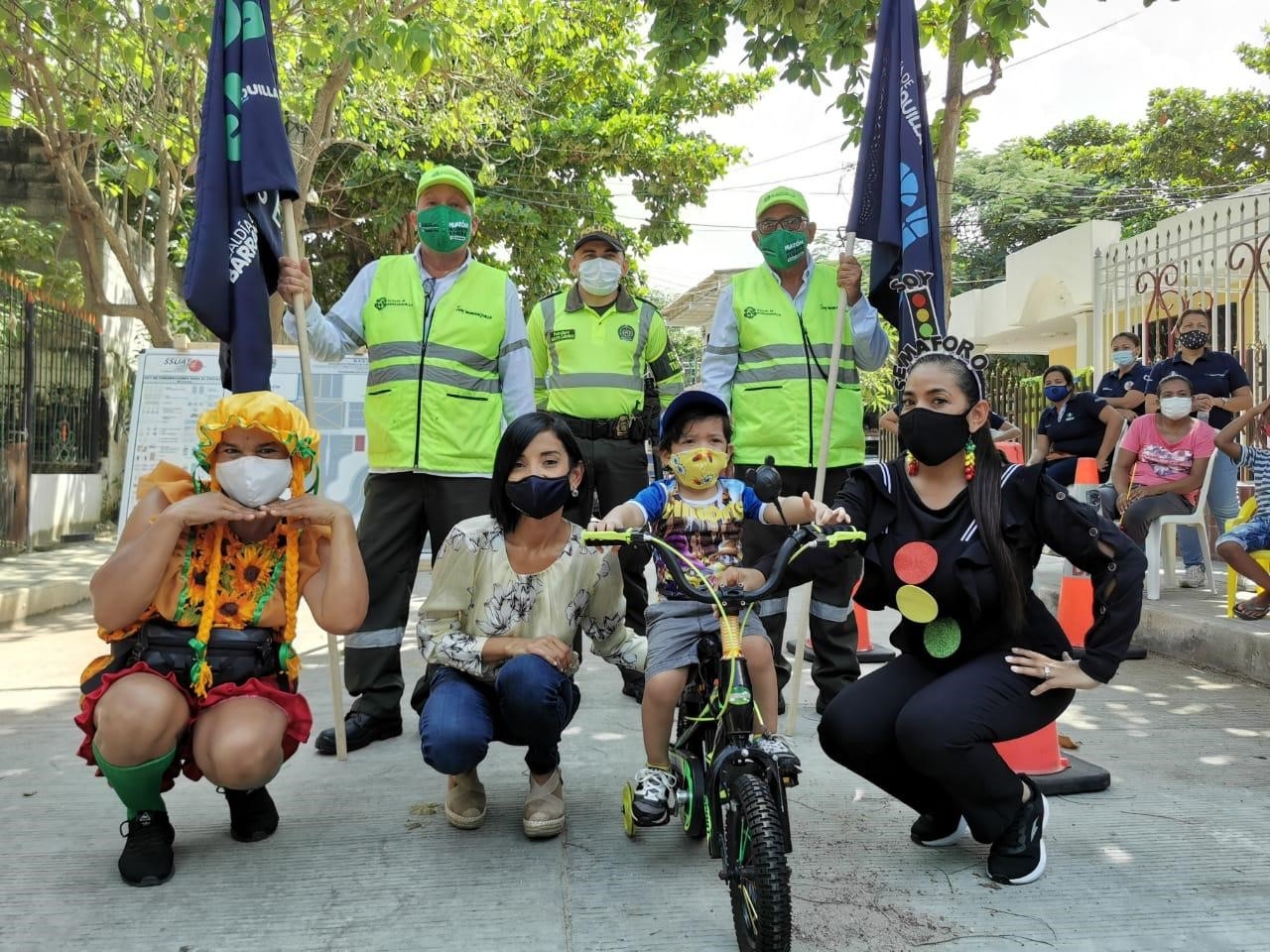 “Tránsito a tu barrio” llegó a Las Flores de Barranquilla