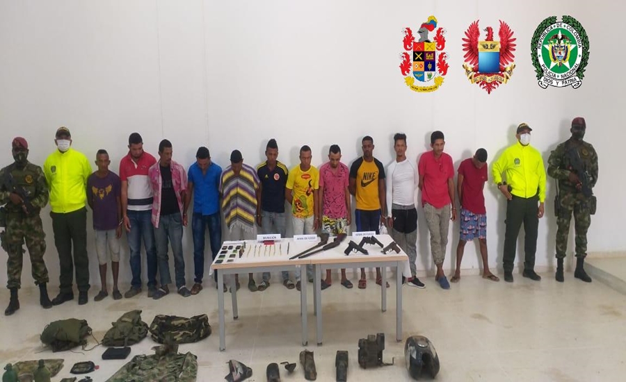 Capturados 12 integrantes del Clan del Golfo