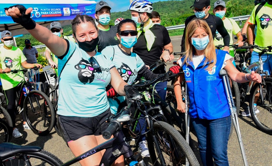 Los Puntos Seguros serán los mejores aliados de los ciclistas del Atlántico: Elsa Noguera