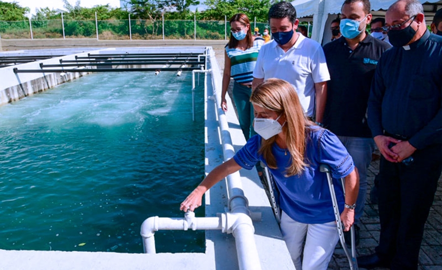 Gobernadora inauguró Planta de Tratamiento de Agua Residual de Villa Olímpica, que beneficiará a 22 mil atlanticenses