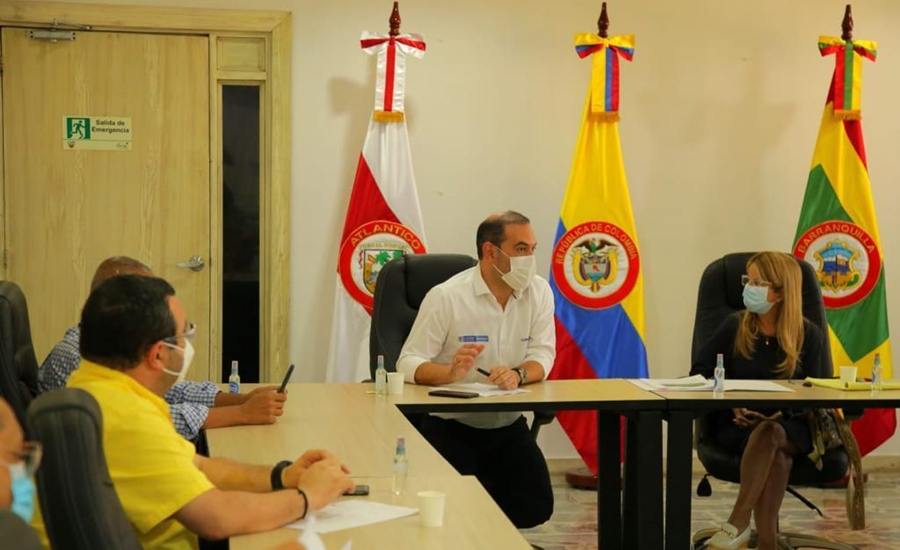 Gobernación del Atlántico hace seguimiento a acciones de mitigación por temporada de lluvias