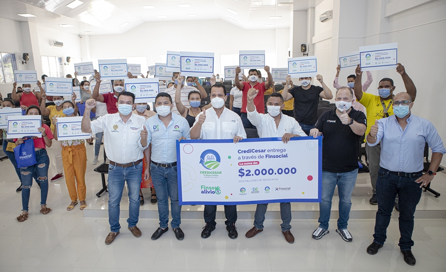 Finsocial anunció el lanzamiento de su nueva línea de crédito FinsoAlivio-CrediCesar, en el departamento del Cesar