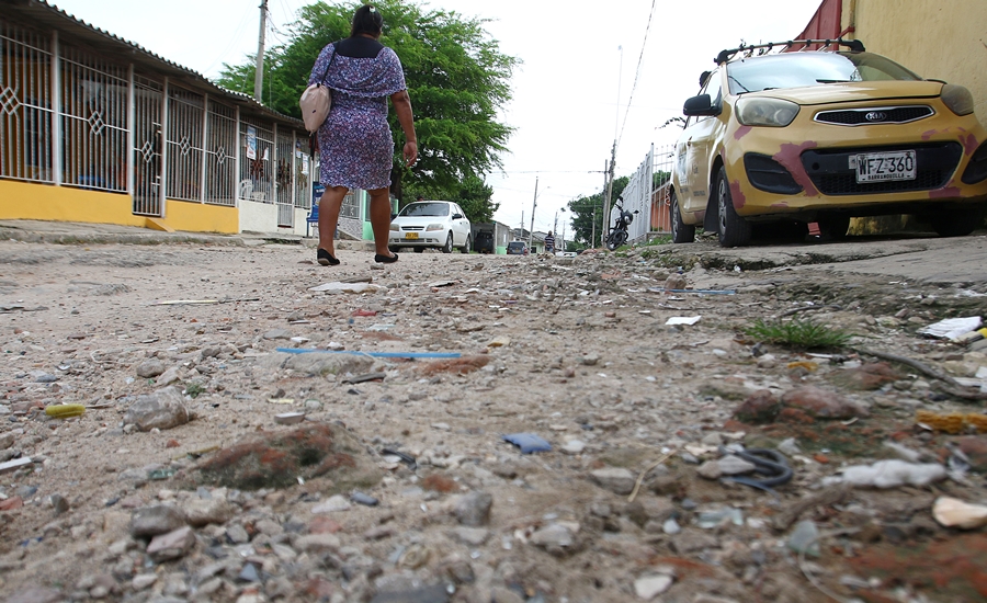 El barrio Rebolo quedará con el 90% de sus calles pavimentadas
