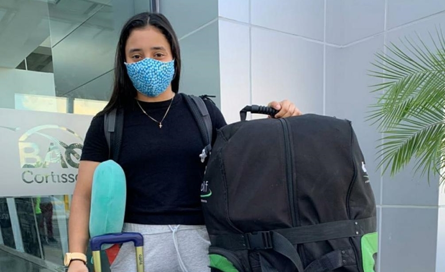 Sharid Fayad viajó a Estados Unidos a competir en los Grands de BMX
