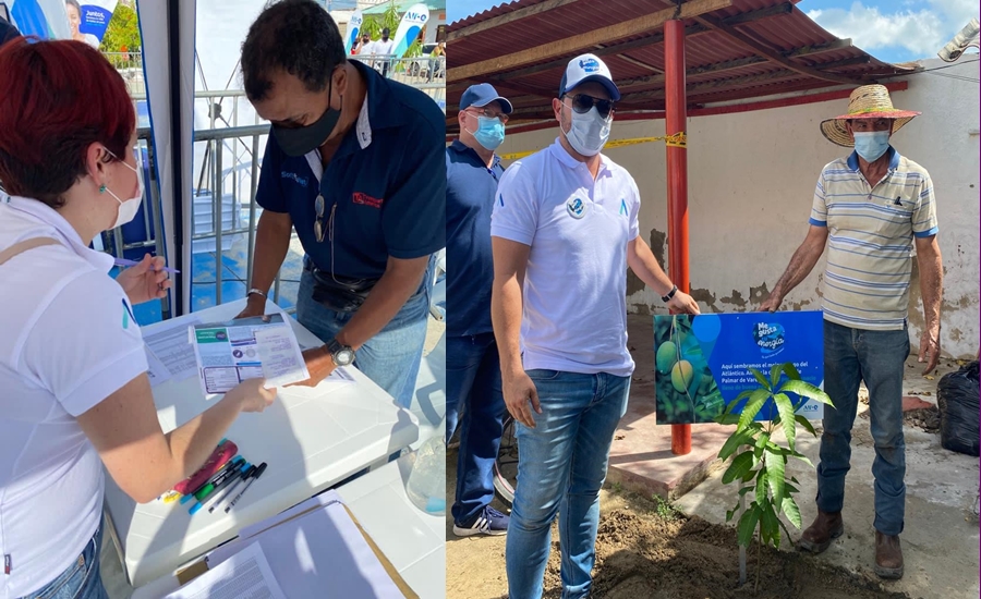 Air-e realizó jornada de atención integral en Palmar de Varela