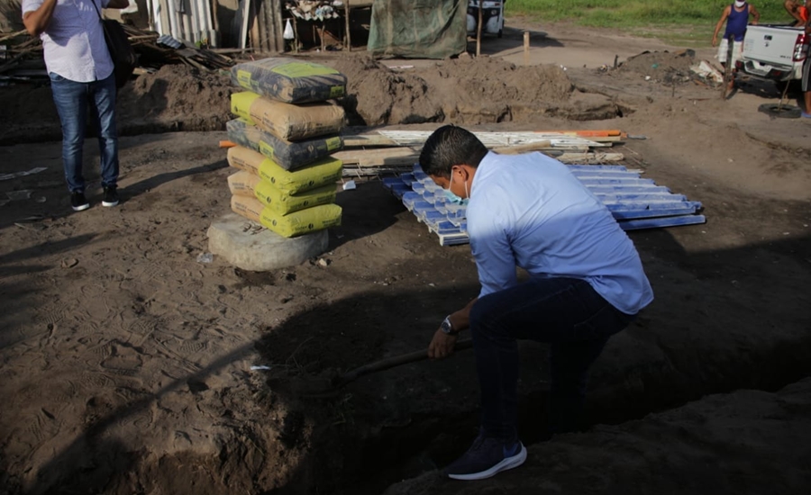 Alcaldía de Malambo hace acompañamiento a familias afectadas de Los Mangos