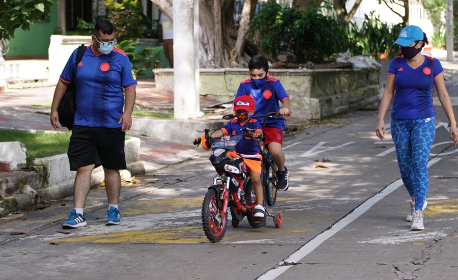 En Barranquilla los domingos son de Ciclovía + Recreovía para disfrutar en familia