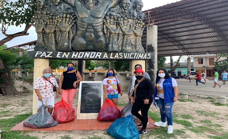 Entregan donaciones a víctimas del conflicto en Atlántico