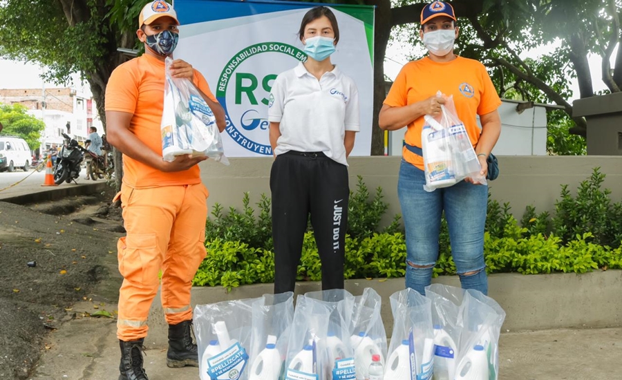 Gecelca entregó cuatro mil kits de bioseguridad a los habitantes del corregimiento de Mingueo