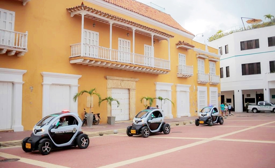 Con patrullas eléctricas, la Policía de Cartagena vigilará las calles del Centro Histórico