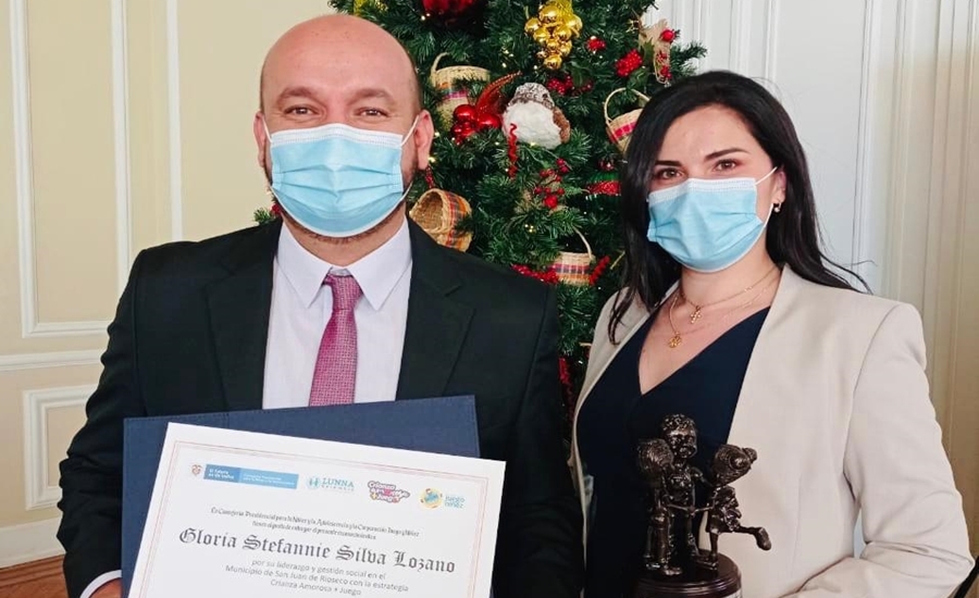 Alcalde de San Juan de Rioseco premiado por Presidencia de la República como “Comprometido con la Infancia 2020”