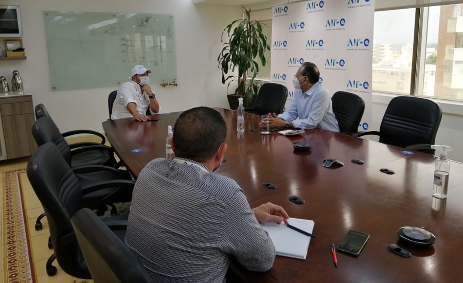 Jornada de trabajo de Air-e con miembros de la Asociación de Ingenieros Aciem