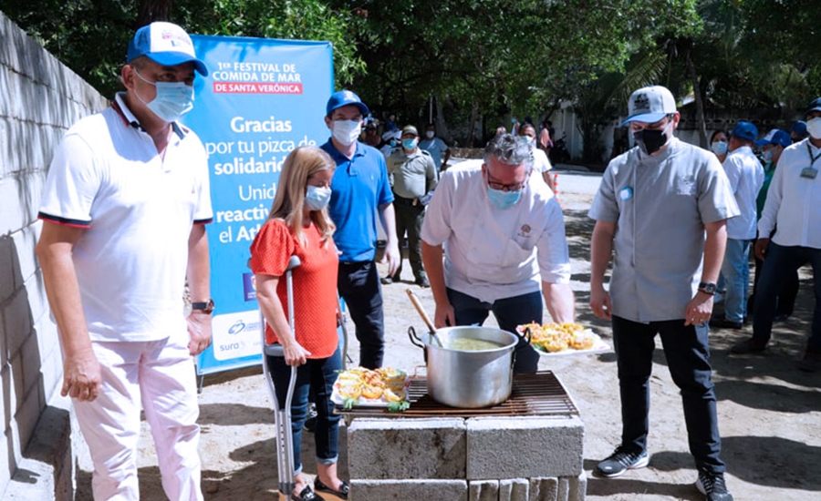 Gobernación del Atlántico se une al Primer Festival de Comida del Mar de Santa Verónica