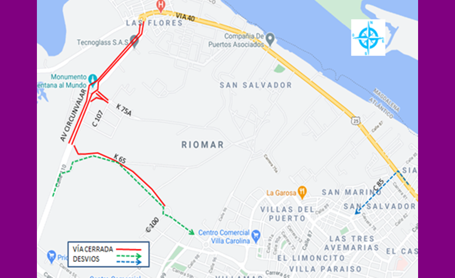 Estas son los cierres de vías en Barranquilla por concierto virtual de Silvestre Dangond