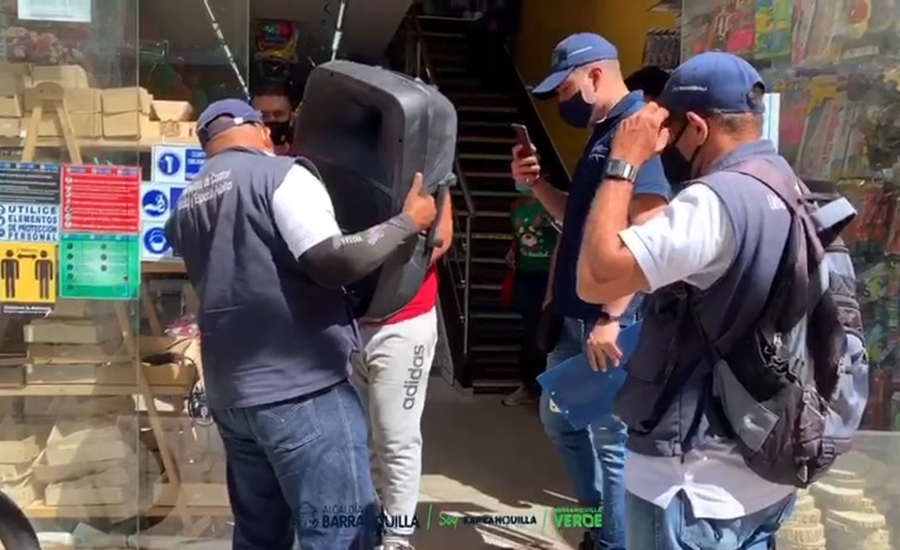 El control y vigilancia de la contaminación auditiva se suma al renacer del Centro Histórico de Barranquilla