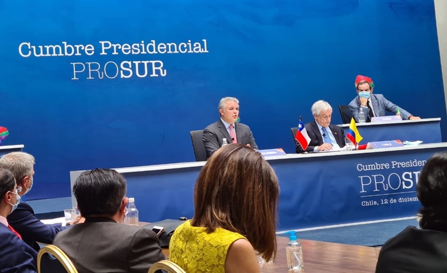 Colombia ejerce la presidencia pro tempore de PROSUR