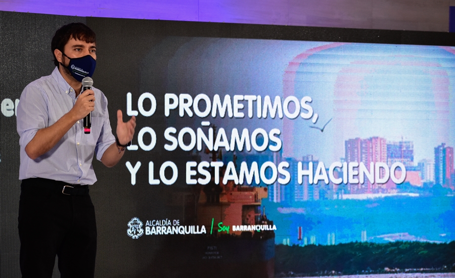 Alcalde Pumarejo presentó los primeros 5 proyectos para generar empleo y calidad de vida en 2021