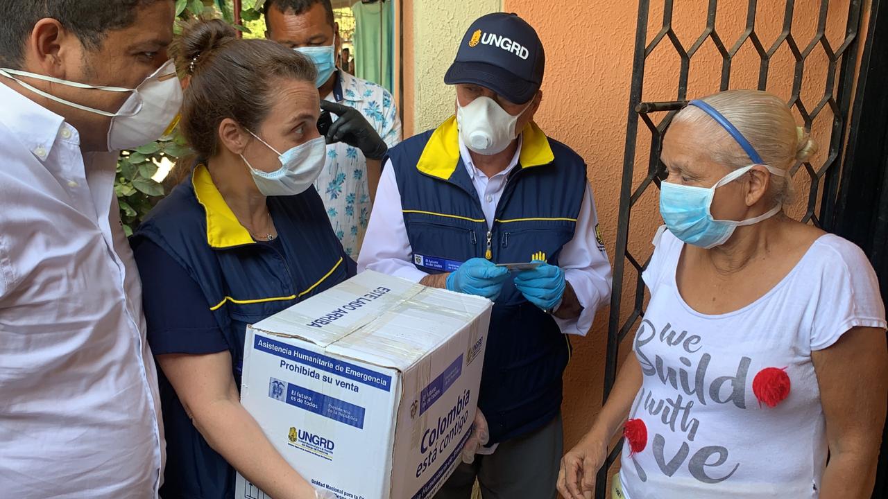 UNGRD ha entregado más de 43.000 Asistencias Humanitarias de Emergencia, a damnificados por huracanes en San Andrés, Providencia y Santa Catalina