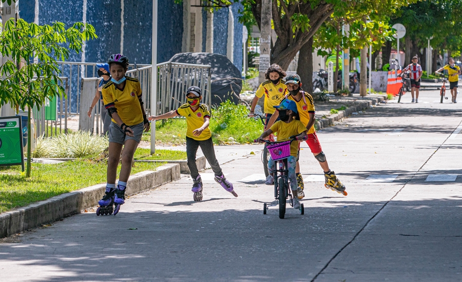 Barranquilla vuelve a pedalear este domingo en la ciclovía y recreovía