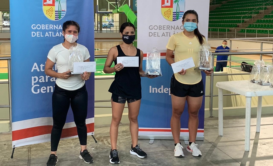 Camilo Estupiñán y Saray Martínez, ganadores del Circuito Departamental de Actividad Física de Indeportes Atlántico