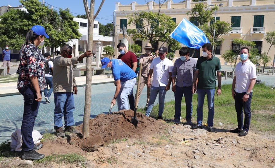 Inician las obras de la Plaza Central de Soledad