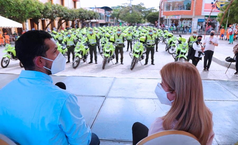 «En 2021, seguimos fortaleciendo la capacidad operativa de la Policía para garantizar la seguridad de los atlanticenses»: Elsa Noguera