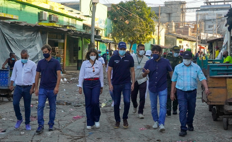 Por Barranquillita, alcalde Jaime Pumarejo inicia Barrios a la Obra 2021