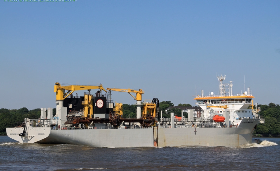 Draga Bartolomeu Dias realizará el mantenimiento del canal de acceso a la Zona Portuaria de Barranquilla en los próximos tres meses
