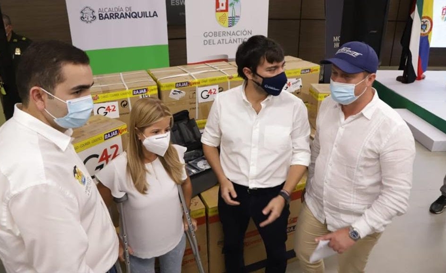 Gobernación del Atlántico y Emiratos Árabes sellan alianza en la lucha contra la Covid-19