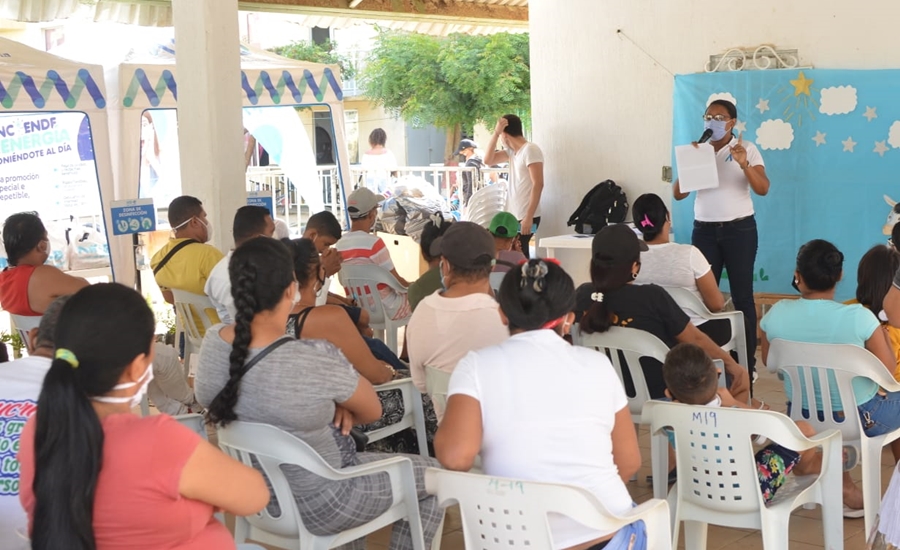 Comunidad de Villas de San Pablo participó  en jornada de atención integral de Air-e