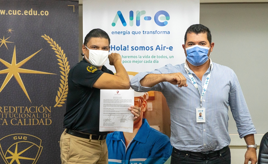 Universidad de la Costa y Air-e suscriben convenio de cooperación