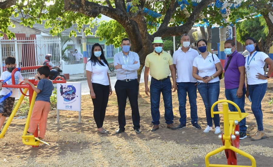 Air-e adecuó 5 parques para la recreación de las comunidades