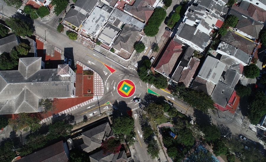 Implementan dos nuevas micro intervenciones para ofrecer más seguridad vial en Barranquilla
