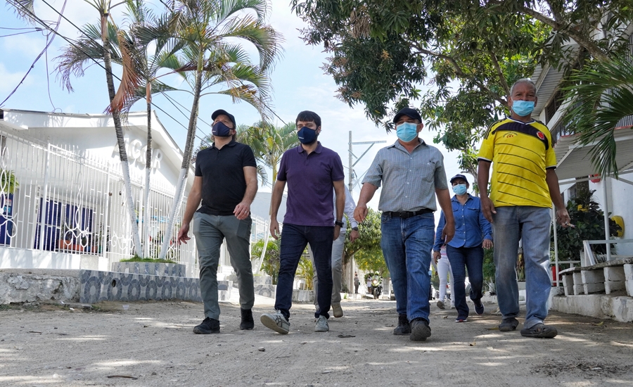 “Simón Bolívar quedará completamente pavimentado con estos 11 tramos viales»: Alcalde Pumarejo
