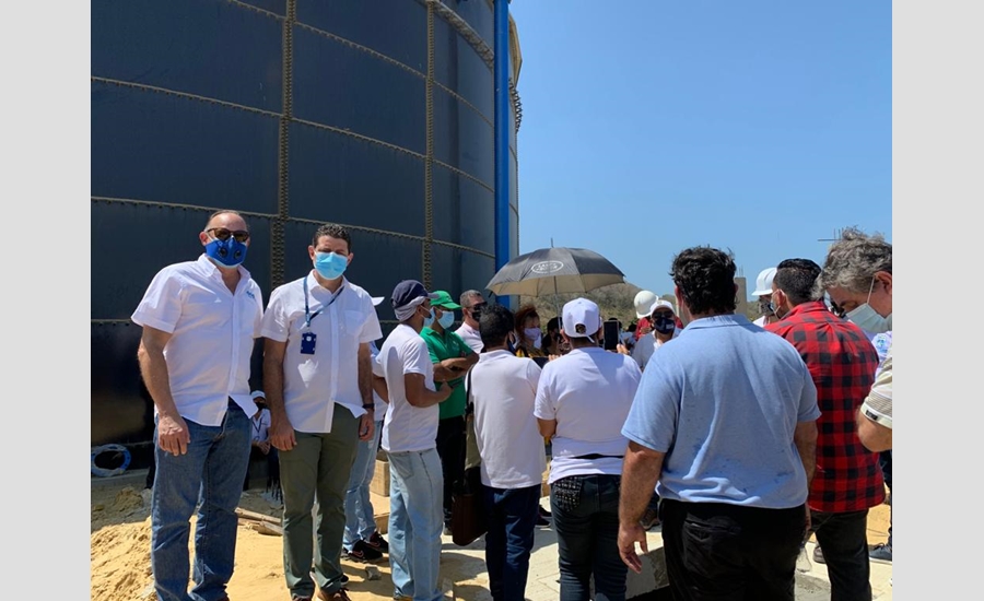 Avanzan obras complementarias para la entrada en funcionamiento del tanque Cupino en Puerto Colombia