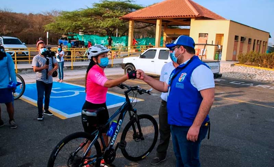 Tránsito del Atlántico reactivó sus Puntos Seguros para seguir mejorando la seguridad vial de Ciclistas