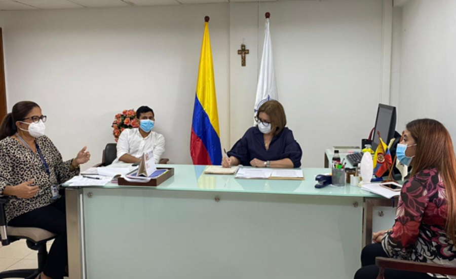 Procuradora Margarita Cabello Blanco posesionó a la nueva procuradora provincial (e) de Barranquilla durante su recorrido por el Atlántico