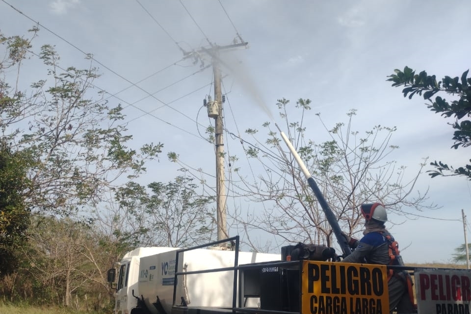 Trabajos de mantenimiento preventivo en Sabanagrande, Santo Tomás y Palmar de Varela