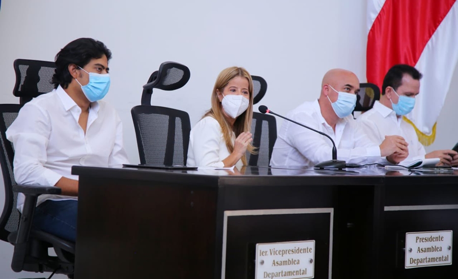 Gobernadora Elsa instaló sesiones ordinarias de la Asamblea respaldando su labor para la reactivación económica del Atlántico