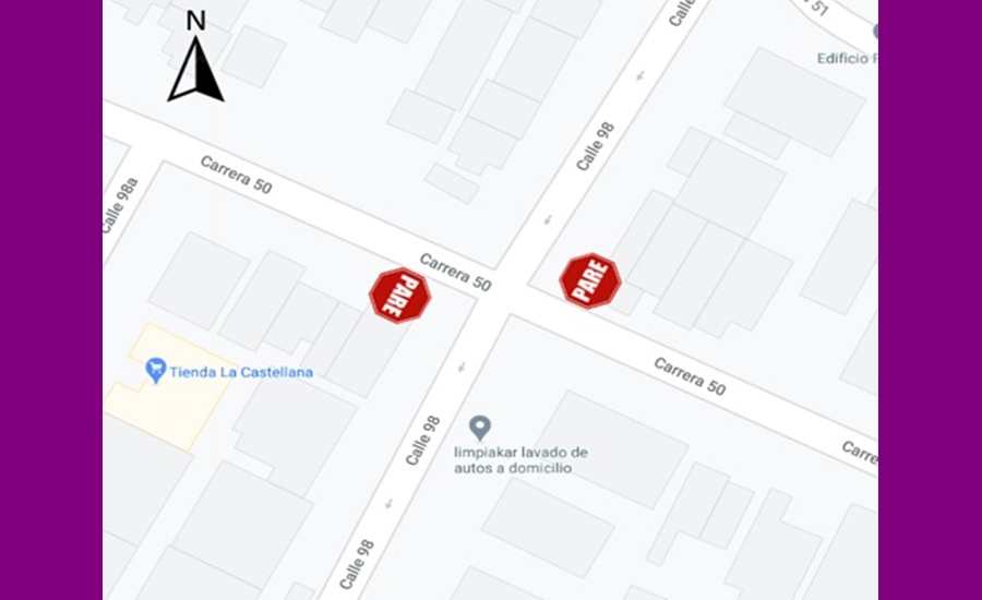 A partir de este 5 de abril cambio de prelación vial en la calle 98 con carrera 50