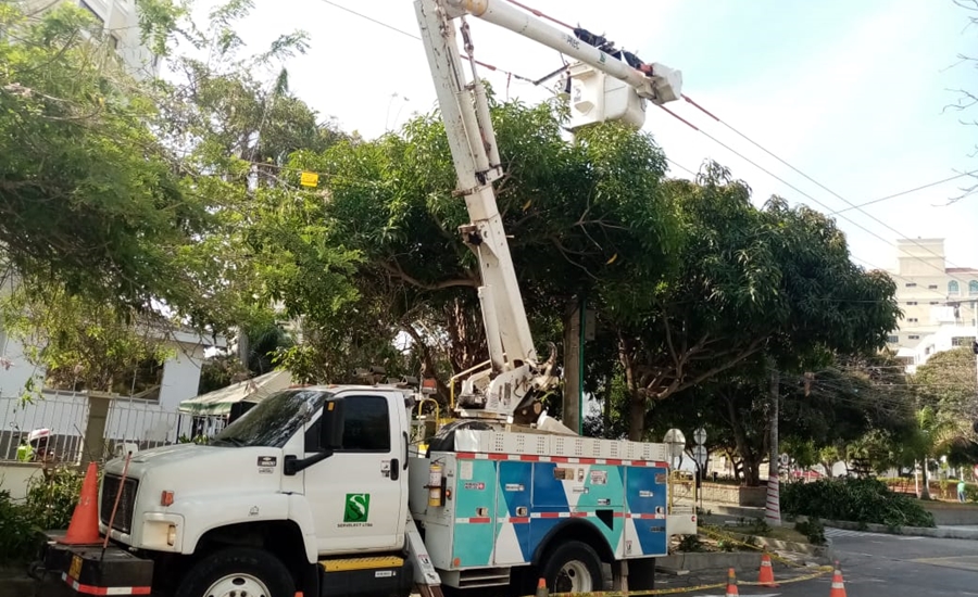 Air-e realiza adecuaciones eléctricas en sectores de El Pueblito y El Bosque