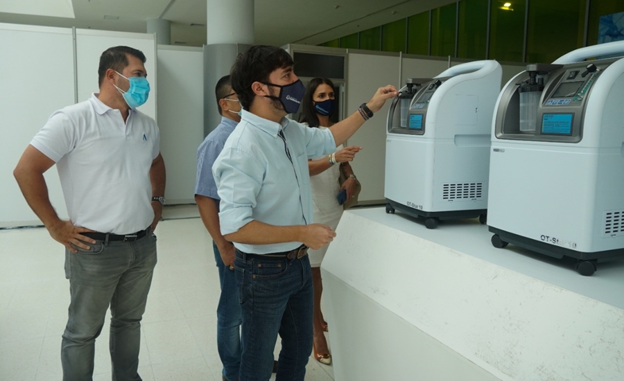 Alcalde Pumarejo solicita a entidades bancarias financiamiento inmediato para adquisición de máquinas de oxígeno en Barranquilla