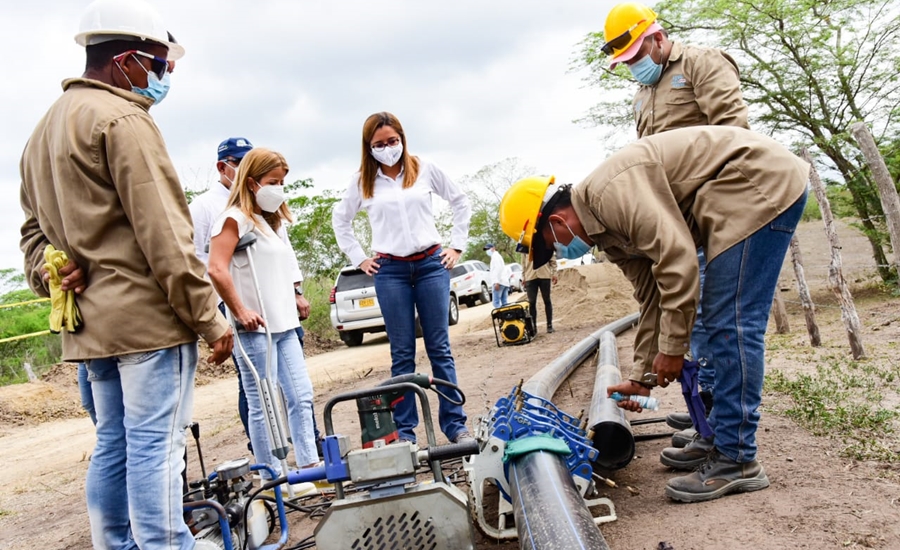 ”El agua potable por fin será una realidad en los corregimientos de Sabanalarga”: Elsa Noguera