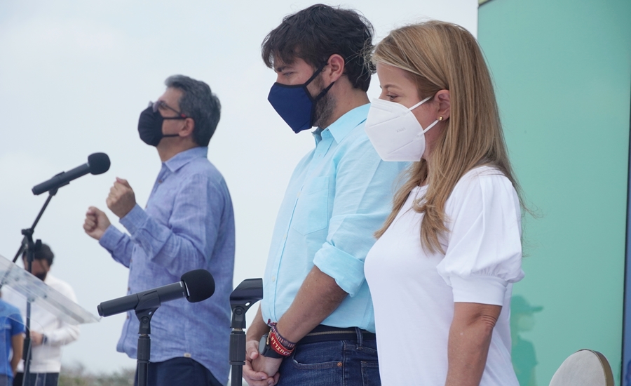 Alcalde y gobernadora se unen en oración por la salud de barranquilleros y atlanticenses