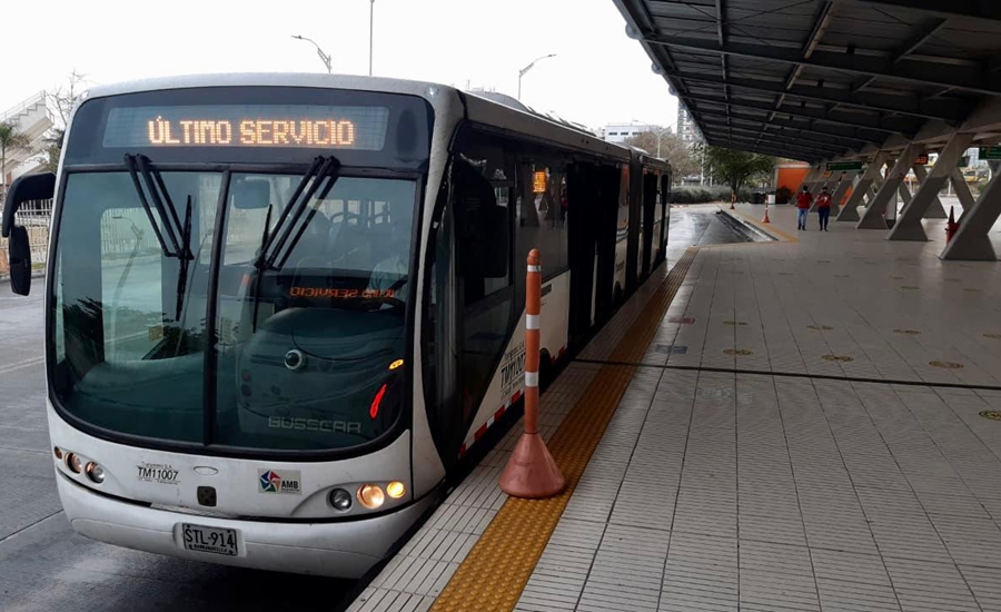 Así será la operación de Transmetro durante el toque de queda continuo