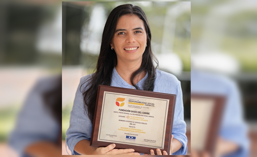 Fundación Gases del Caribe recibe Premio Regional a la Responsabilidad Social Camacol 2021