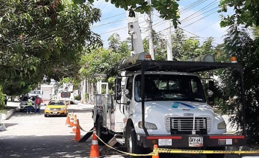 Air-e realiza instalación de redes en diferentes sectores de Barranquilla